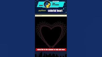 animated heart Graphics Design  🐢 #python #pythonshorts #coding #viralshorts  #viralshortsvideos