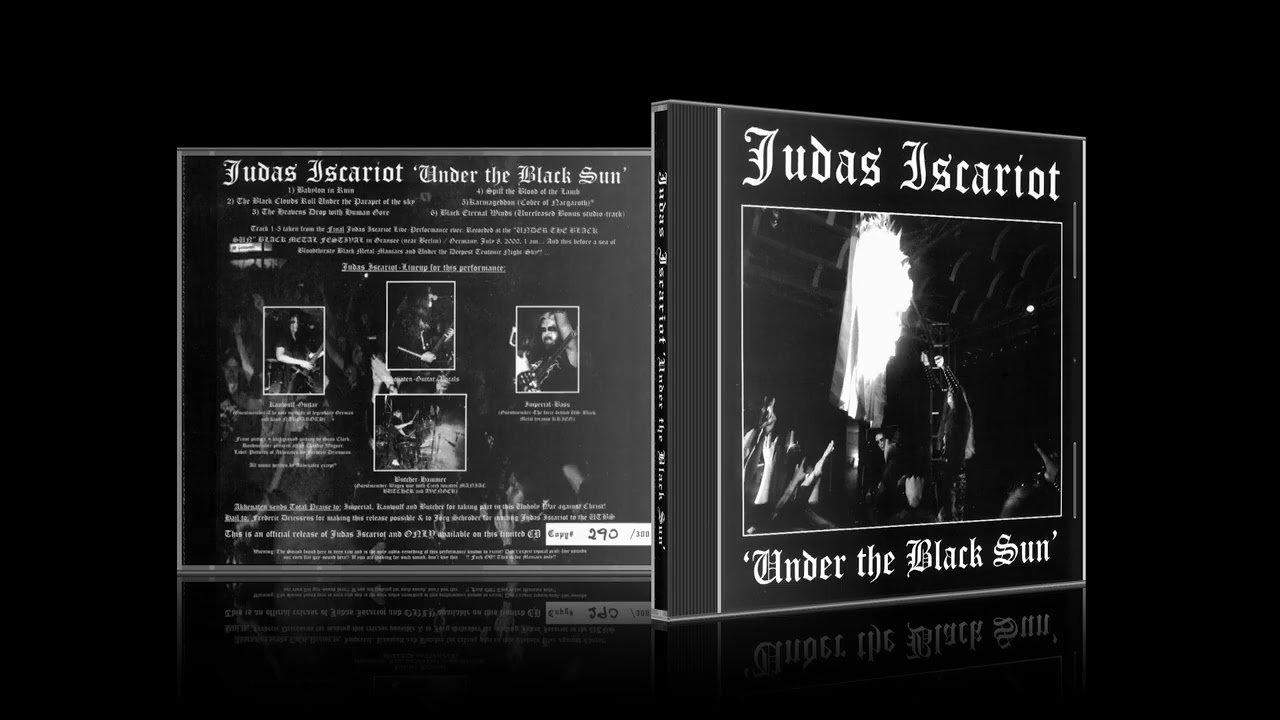 Judas Iscariot ブラックメタル black l Judas Iscariot ブラックメタル black l JUDAS ISCARIOT / ジューダス