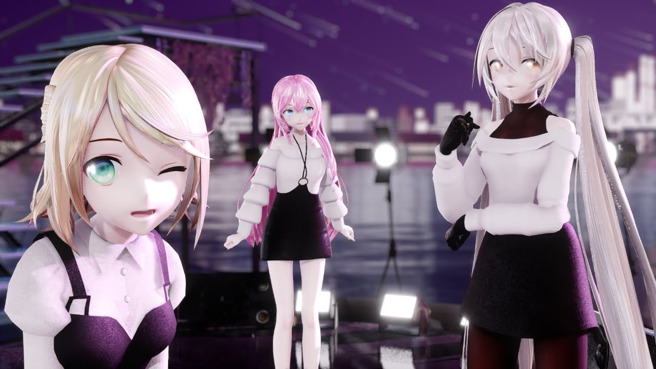 【MMD】  威風堂々 / Pomp and Circumstance 【YYB式初音ミクxYYB式鏡音リンxYYB式巡音ルカ】  【1K Subscriber Special】 【UW4K60】
