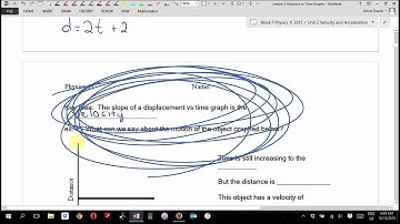 Physics 11 U2L3 Distance vs Time Graphs