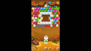 LINE バブル2 STAGE 1259 銀コニー アイテムあり ×1.5 Silver Cony LINE BUBBLE 2