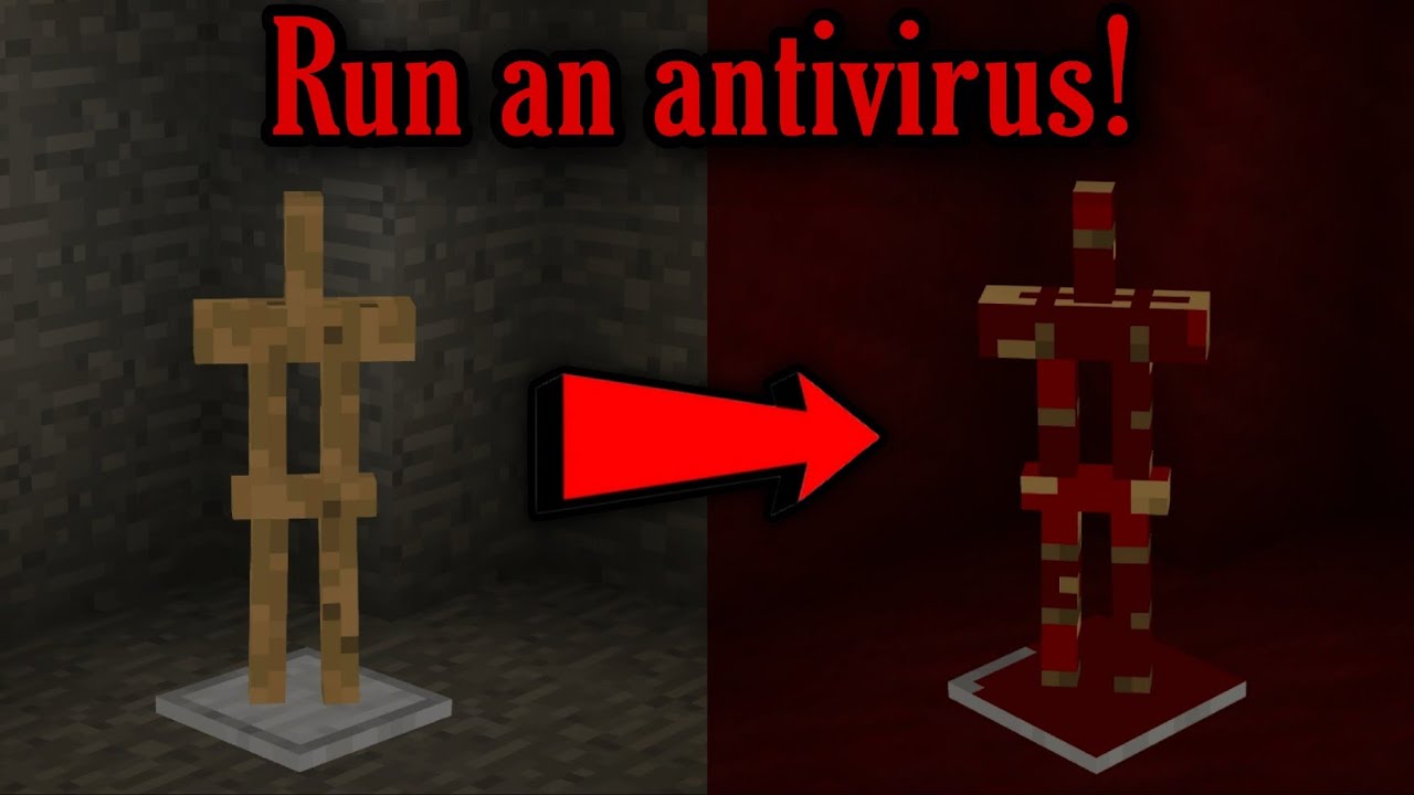 If you see an Armor Stand that can move by itself, RUN an antivirus! (Minecraft Creepypasta)