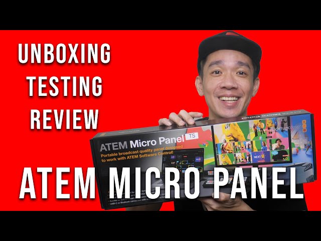 All you need to know about the Atem Micro Panel - Unboxing