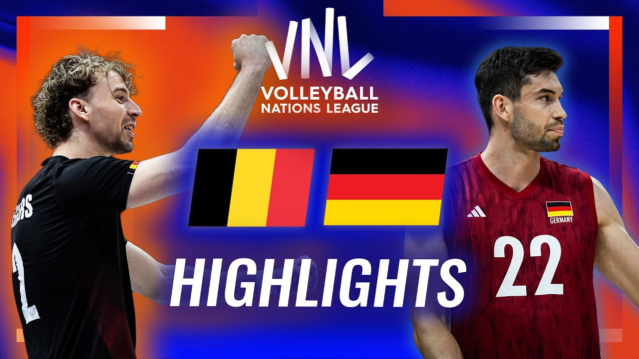 Belgium 🇧🇪 vs. Germany 🇩🇪 - Highlights | Week 2 | Men's VNL 2026