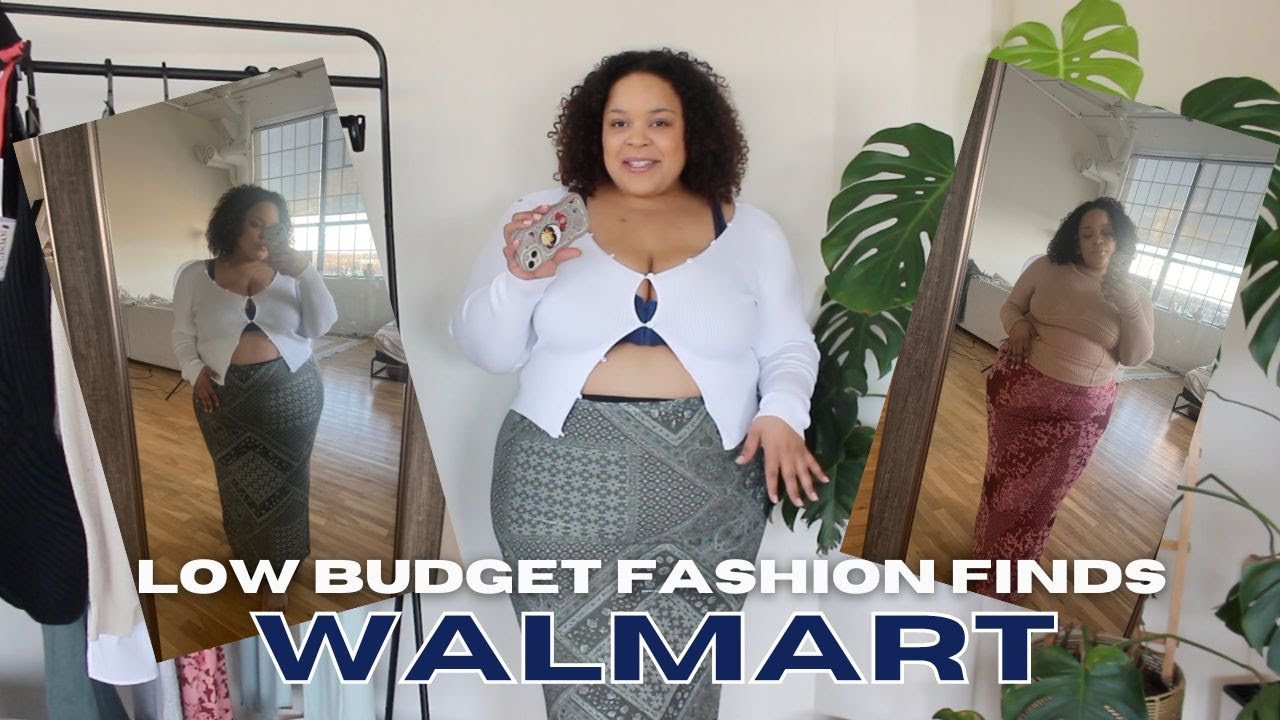 WALMART PLUS SIZE FASHION FINDS  Trying on their Junior Collection No  Boundaries 2024 