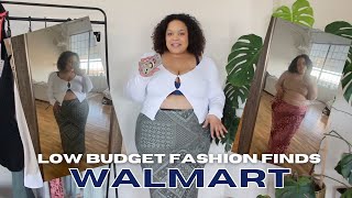 WALMART PLUS SIZE FASHION FINDS | Trying on their Junior Collection No Boundaries 2024