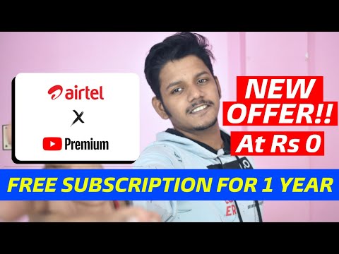 How To Get YouTube Premium Free ⚡ YouTube Premium Free Trials ⚡ Airtel Free 3 Month YouTube Premium