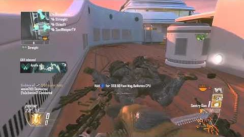 BO2  One Flag CTF Knife Only Nuclear Spawn Trap On Hijacked