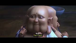 anime mandarin lucu, patung berbicara