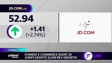 JD stock gains after the Chinese e commerce giant reported earnings