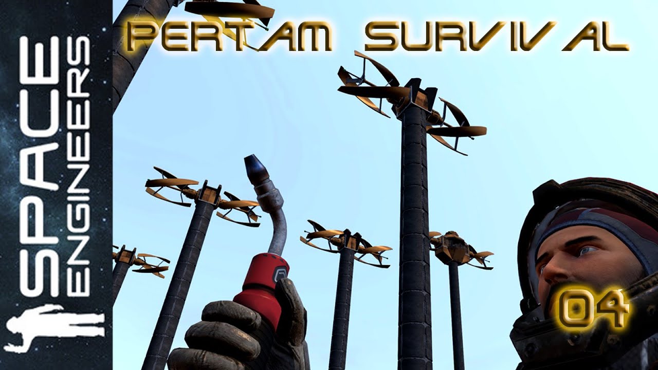 Survival auf Pertam 04 - Fertigstellung des Windparks - Space Engineers ...