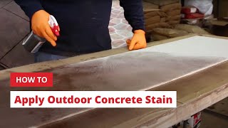 How to Apply Outdoor Concrete Stain screenshot 4