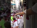 SAN FERMÍN | Sexto ENCIERRO los toros de La Palmosilla protagonizan una rápida carrera #shorts
