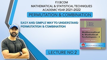 #2 Permutation & combination | FYBCom (sem-1) | Maths | Chapter 2- Permutation & Combination