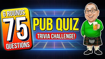 The Pub Quiz Trivia Challenge – 75 General Knowledge Quiz Questions!