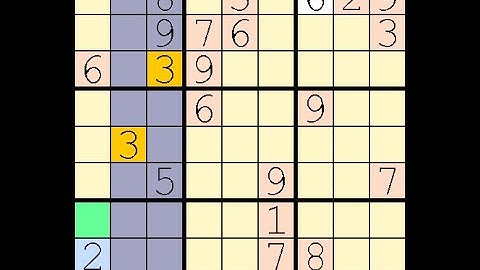 How to Solve Washington Times Sudoku Difficult  26 February, 2024