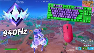 [ASMR] *NEW SEASON* Fortnite UNREAL RANK Gameplay  Satisfying Keyboard 360 FPS