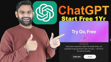 ChatGPT Go FREE for 1-YEAR in India – How to Claim (Nov 2025)