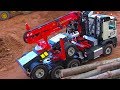 MINDBLOWING RC TIMBER TRUCK WITH CRANE AND CONSTRUCTION EQUIPMENT I CONSTRUCTION WORLD I ScaleART