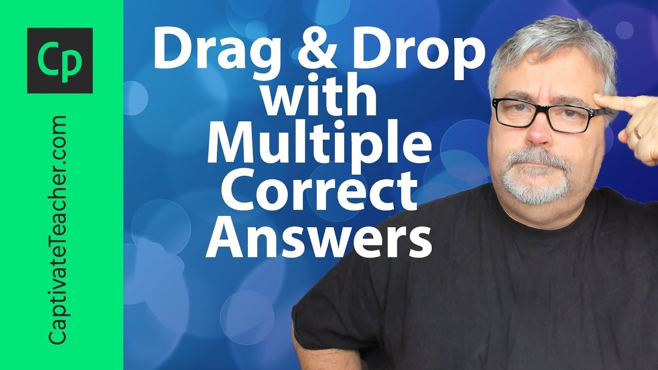 Adobe Captivate Classic Drag and Drop When More Than One Correct Answer is Needed