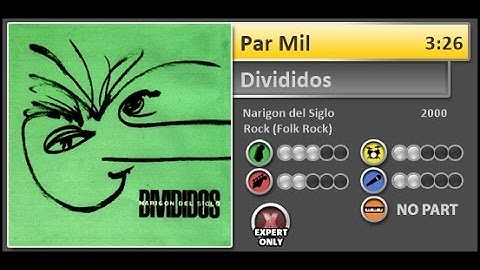 Phase Shift/Rock Band 3 - Divididos - Par Mil (Chart Preview)