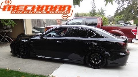 EXTRA JUICE! Lexus ISF Sound System - 270 Amp Mechman High Output Alternator Installed (video 12)
