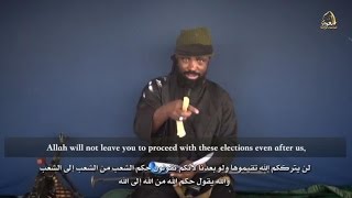 Full Boko Haram leader vows to disrupt Nigeria election in new video News