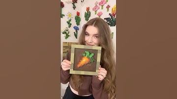 Making a minecraft ITEM FRAME IRL 🎨