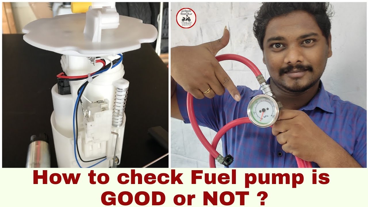 How to check Fuel pump in two wheeler | weather it is Good or Not | Tamilanmoto