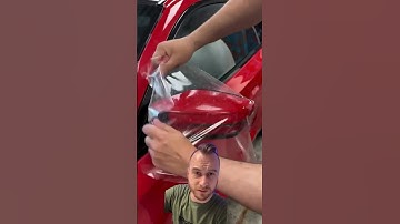 Bulk Mirror PPF install Reaction. #satisfying #ppf #reaction