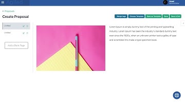 How to save Proposal as a Template in Agiled.