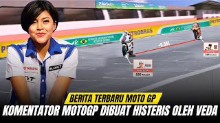 MOTOGP COMMENTATOR IS HYSTERIC ‼️KTM RIDER ADMITS HIS DIFFICULTY DEALING WITH VEDA AT HONDA AHEAD...