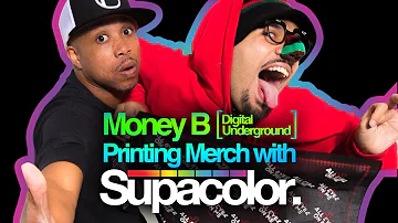 Making Merch with Digital Underground’s Money B