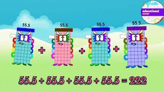 unlock the mystery 4 same decimal numberblocks addition | learn to count @Educationalcorner110