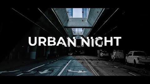Urban Night Intro Premiere Pro Templates