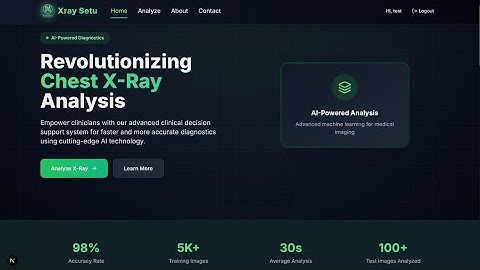 XraySetu -  AI platform using deep learning on chest X-rays for pneumonia detection | SIH 2025