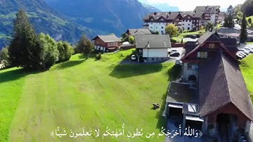 من سورة النحل القارئ يوسف العوضي - والله أخرجكم من بطون أمهاتكم لا تعلمون شيئا، #القارئ_يرسف_العوضي
