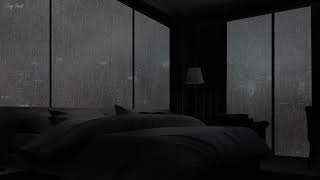 Rainy Night Luxury Apartment In New York Heavy Rain On Window With Thunder Sounds For Sleeping
