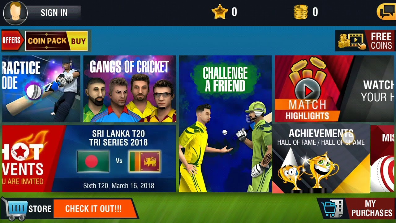 Wcc18 new update 2018 Cricket game Android