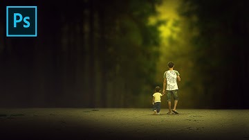 Photoshop Tutorial Photo Manipulation Soft Light Effect | Fantasy Forest