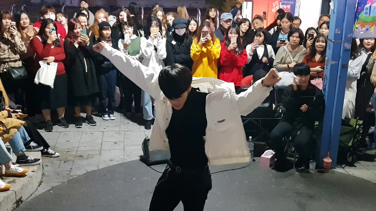 20191023 홍대 퍼포먼스팀 엠와이엠(MYM:김효진-김영원) 합동버스킹 06 - Jopping _ SuperM