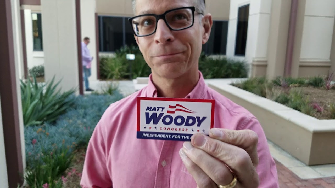 Center-Left Candidate Matt Woody Challenging Ken Calvert for Congress