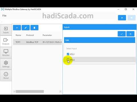 ModGateX (Multiple Modbus Gateway) - Modbus RTU to TCP