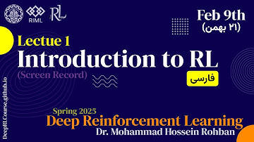 Lecture 1 | Introduction to RL | Spring 25 (Screen Record)