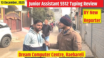 🛑 13 December Typing Review of Junior Assistant 5512 #upsssc_junior_assistant #typing