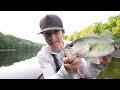 MICRO Swimbait Fishing For GIANT River Bass - New PB