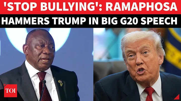 ‘You’re NO Superior’: Ramaphosa Blasts ‘BULLY’ Trump In Blistering G20 Speech After U.S. Boycott