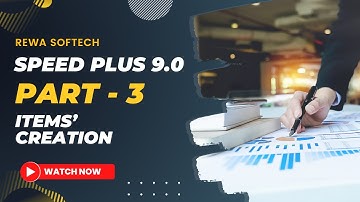 HOW TO CREATE ITEM IN SPEED PLUS | BILLING SOFTWARE | RETAIL BILLING | #billingsoftware #possoftware