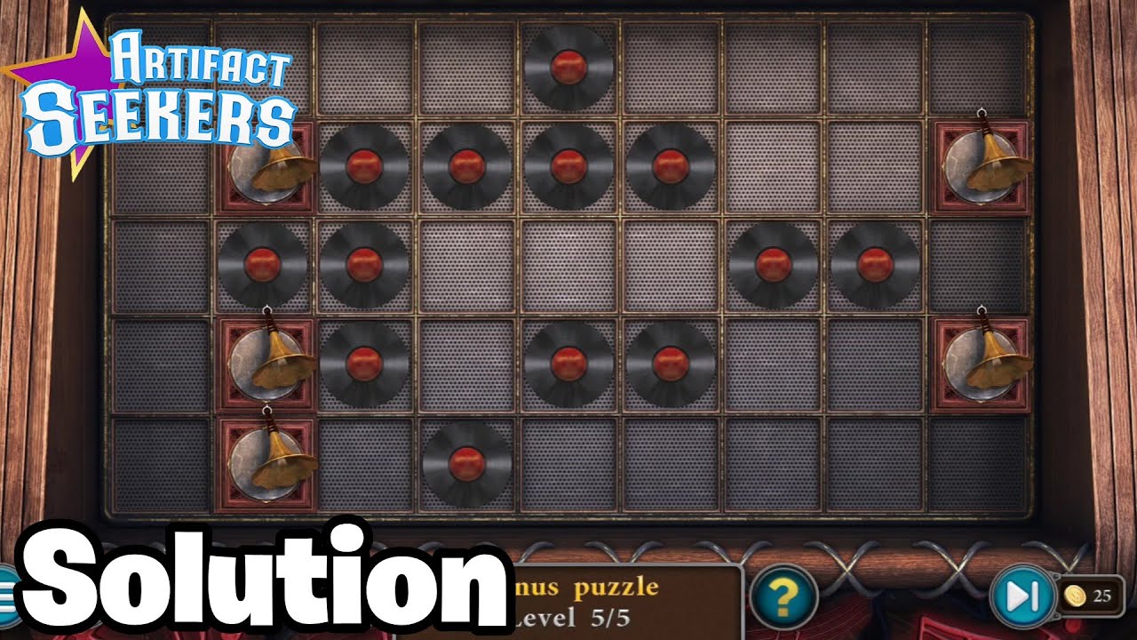 Artifact Seekers - Bonus Puzzle Level 5 Vinyls - EP. 4 Solution