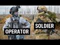 Why do the special forces use small plate carriers and soldiers use big armored vests
